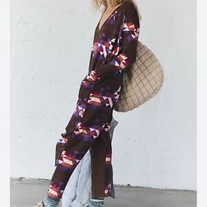 Geometric Patterned Maroon Hotshot Onesie